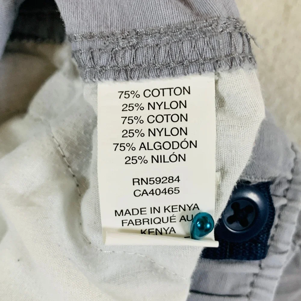 The Children's Place Cargo Joggers Pants BIG BOY Size 14 Gray Adjustable‎ Waist